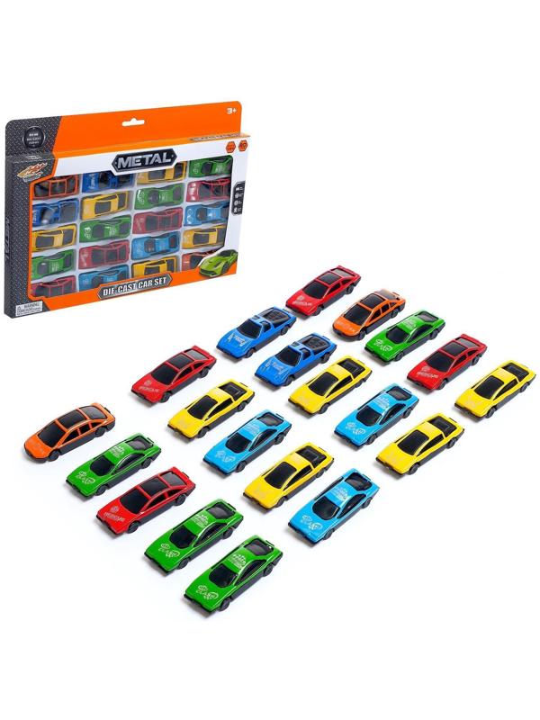 Набор металлических машин «Супер гонки», 20 штук