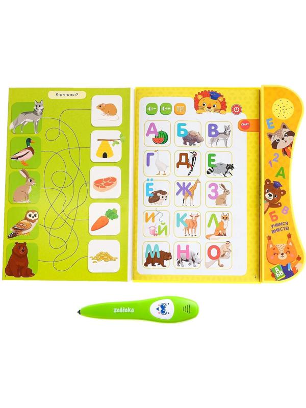 Музыкальная книга «Играю и учусь», с интерактивной ручкой, звук, свет