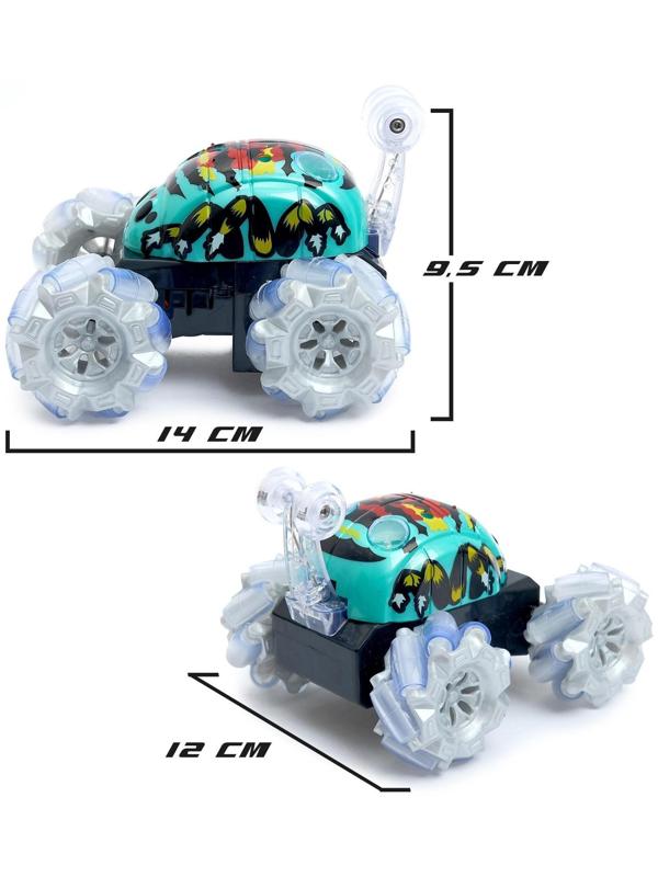 Перевёртыш радиоуправляемый «Скорость», работает от батареек, 27 MHz, световые эффекты, МИКС