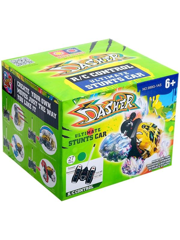 Перевёртыш радиоуправляемый «Скорость», работает от батареек, 27 MHz, световые эффекты, МИКС