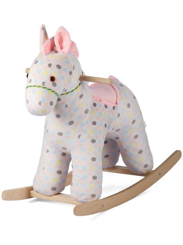 Качалка «Лошадка Зефирка» цвет розовый