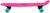 Пенниборд 56 х 15 см, колеса PVC 50 мм, пластиковая подвеска, цвет розовый
