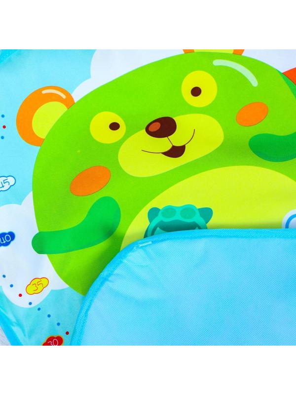 Развивающий коврик «Давай играть», с пианино, голубой