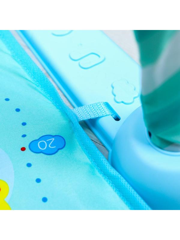 Развивающий коврик «Давай играть», с пианино, голубой