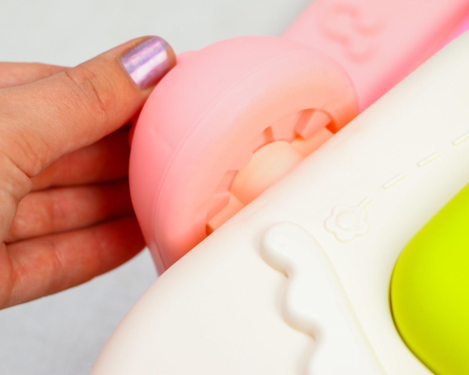 Развивающий коврик «Жирафик», с пианино, розовый