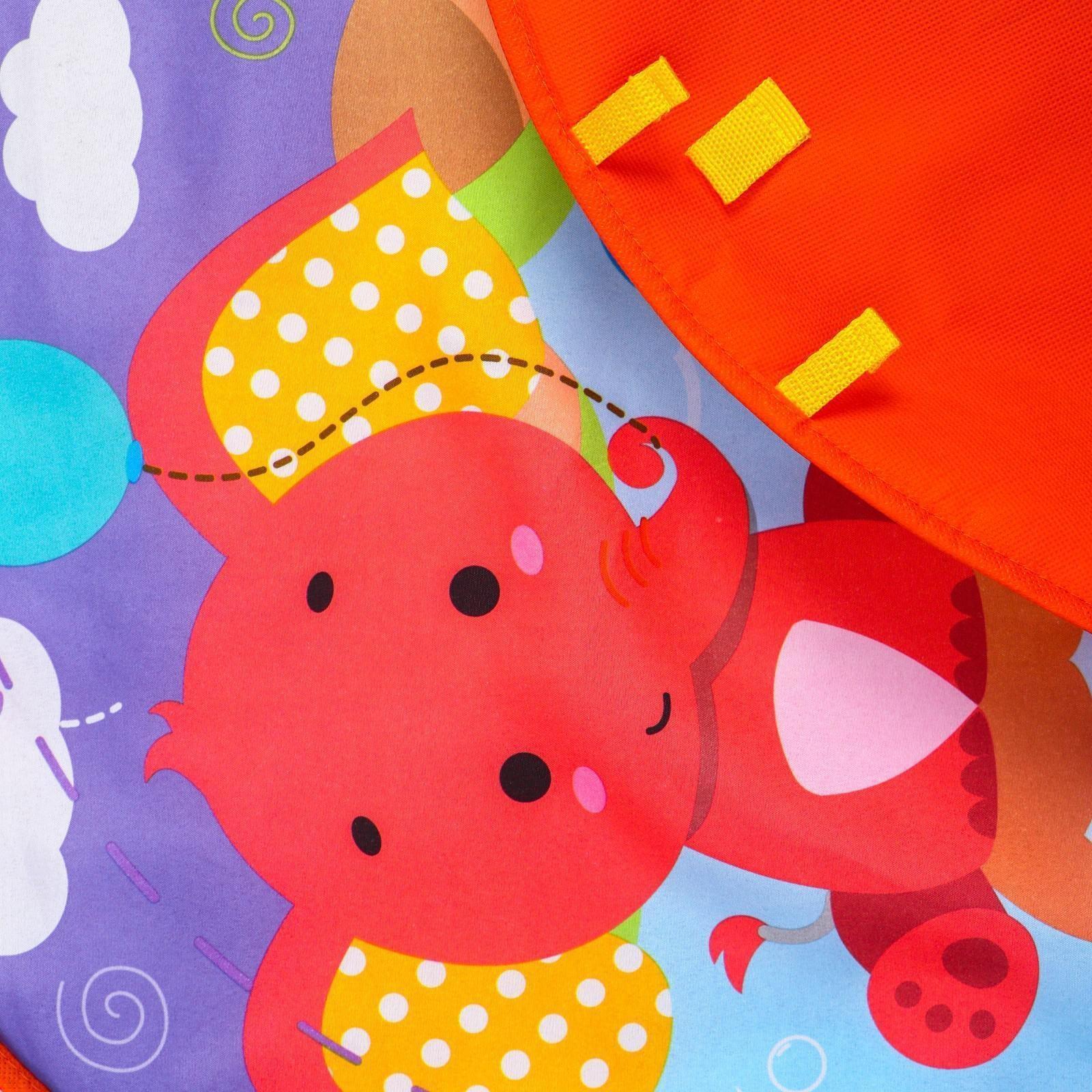 Развивающий коврик «Игра малыша», с пианино, круглый, голубой