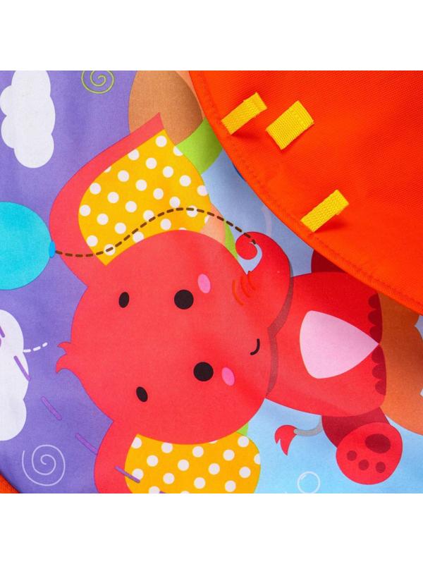 Развивающий коврик «Игра малыша», с пианино, круглый, голубой