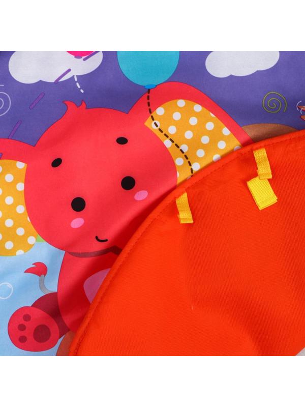 Развивающий коврик «Игра малыша», с пианино, круглый, розовый