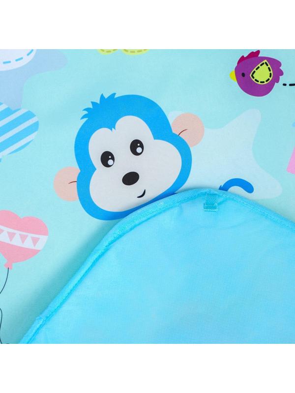 Развивающий коврик «Лев», с пианино, голубой