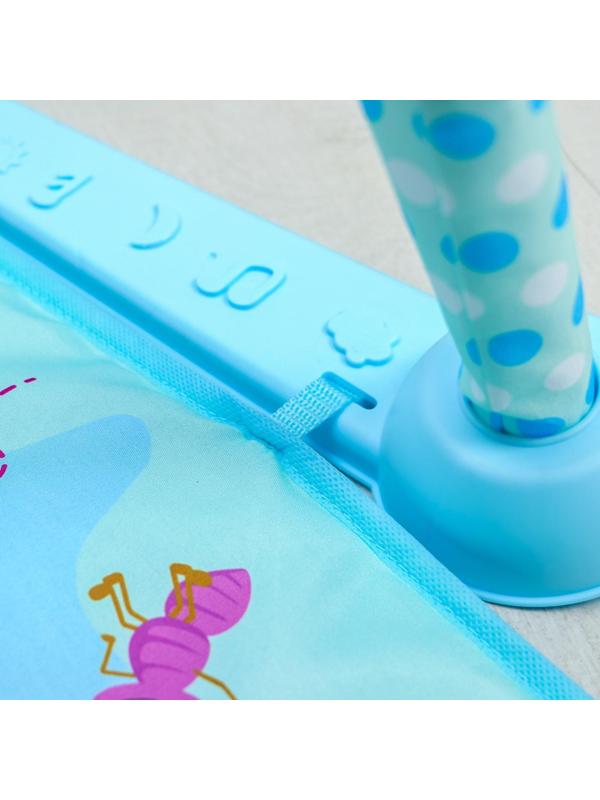 Развивающий коврик «Лев», с пианино, голубой