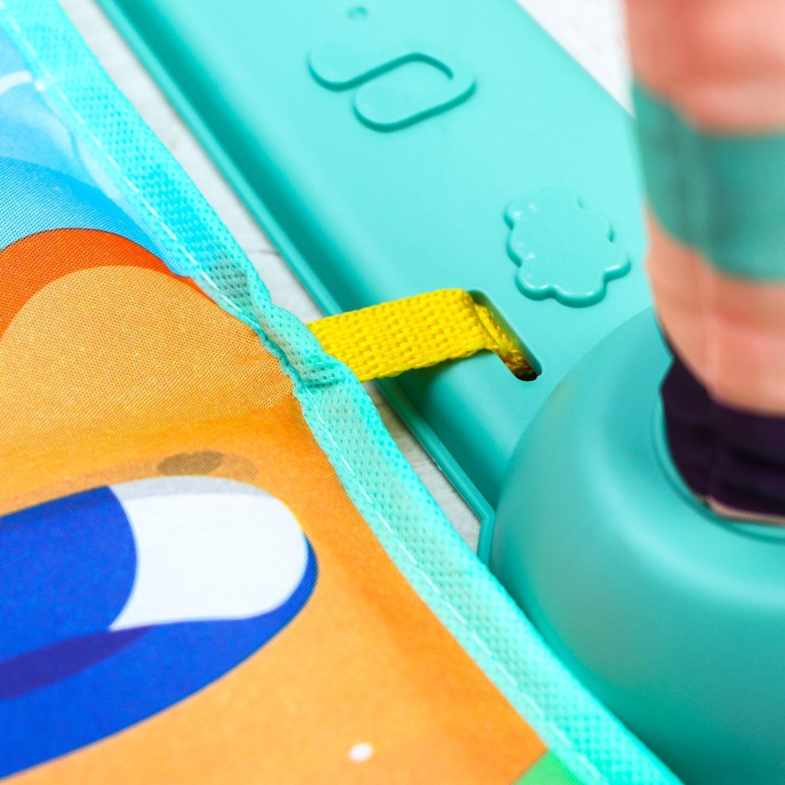 Развивающий коврик «Пляж», с пианино, голубой