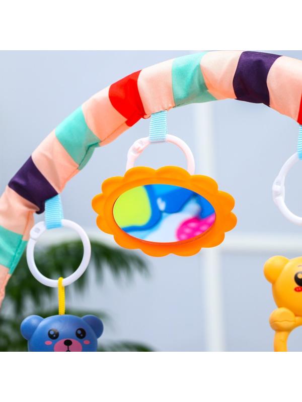 Развивающий коврик «Пляж», с пианино, голубой