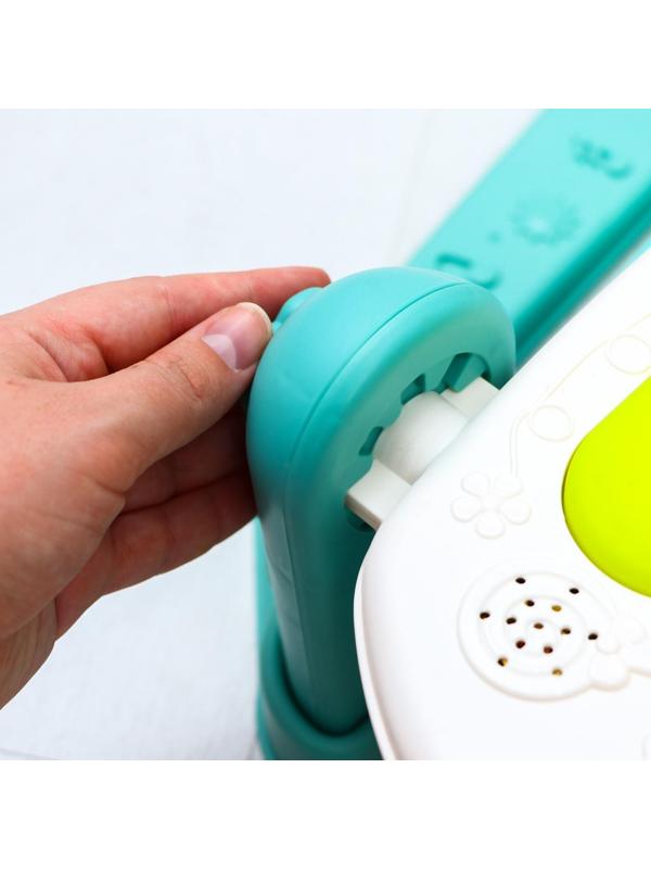 Развивающий коврик «Пляж», с пианино, голубой