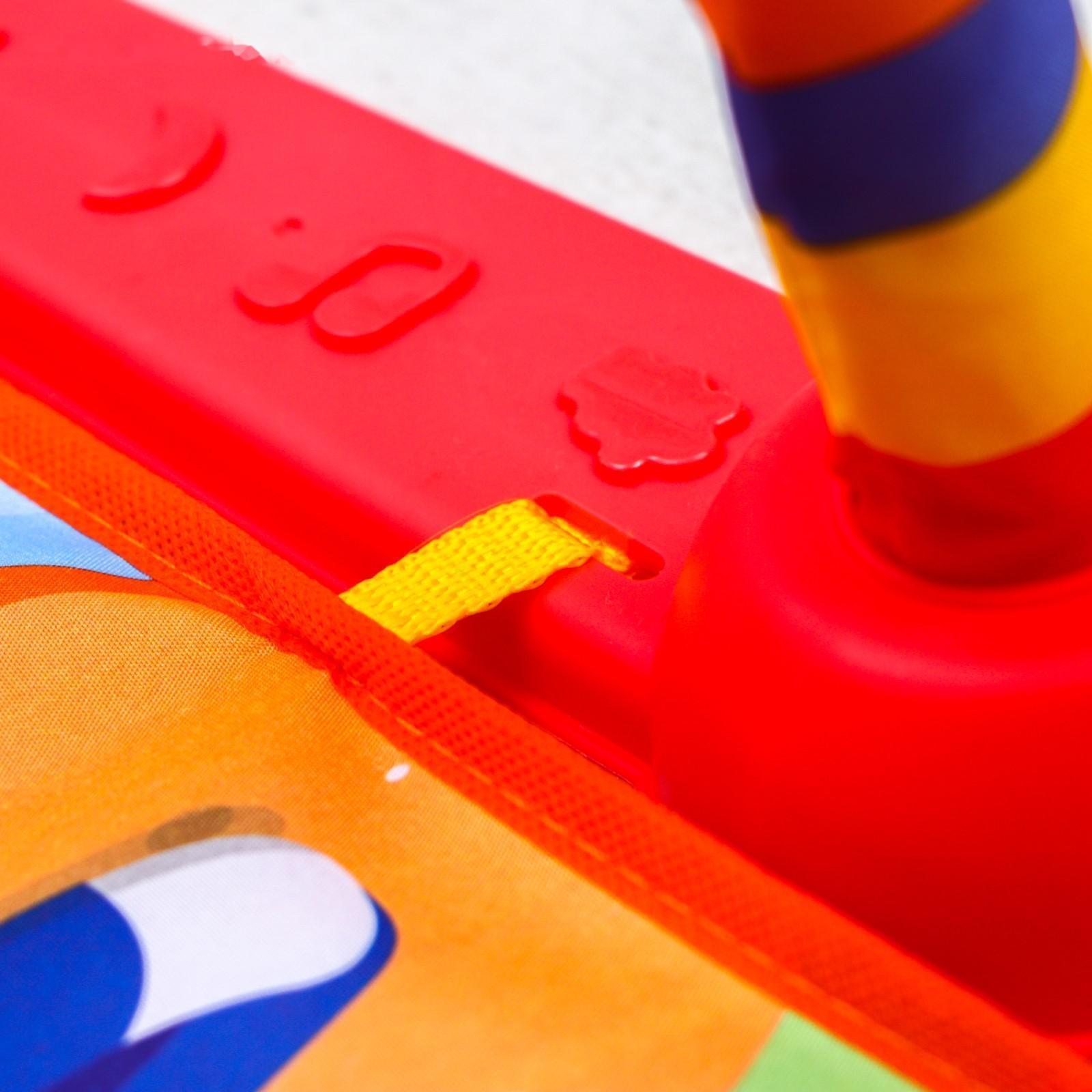 Развивающий коврик «Пляж», с пианино, розовый