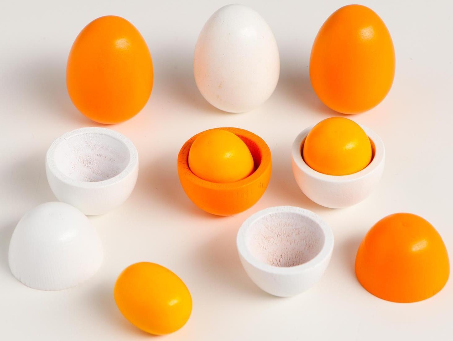 Детский игровой набор «Яйца» 16,2×11×5 см