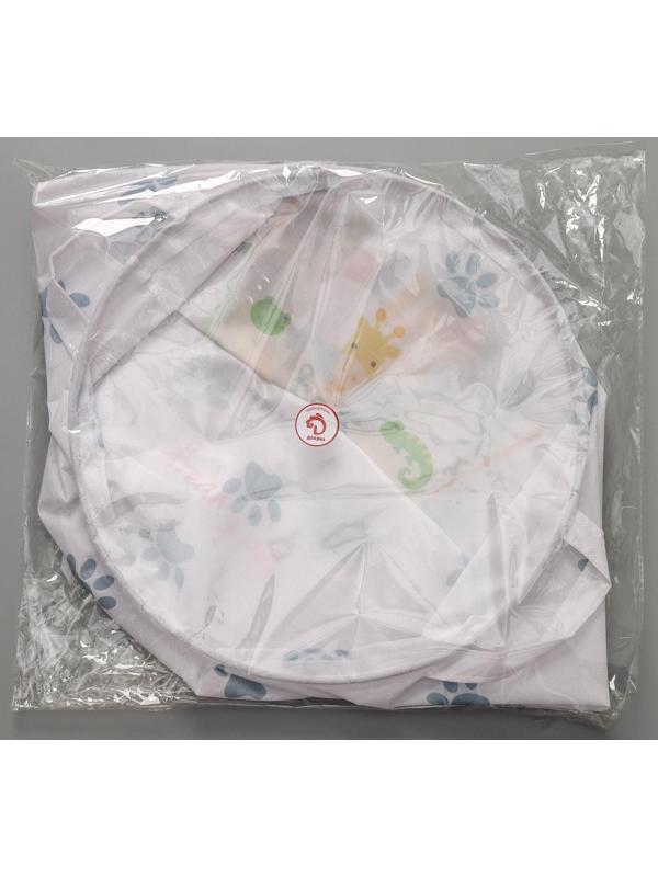 Корзина бельевая текстильная «Зоопарк», 35×45 см