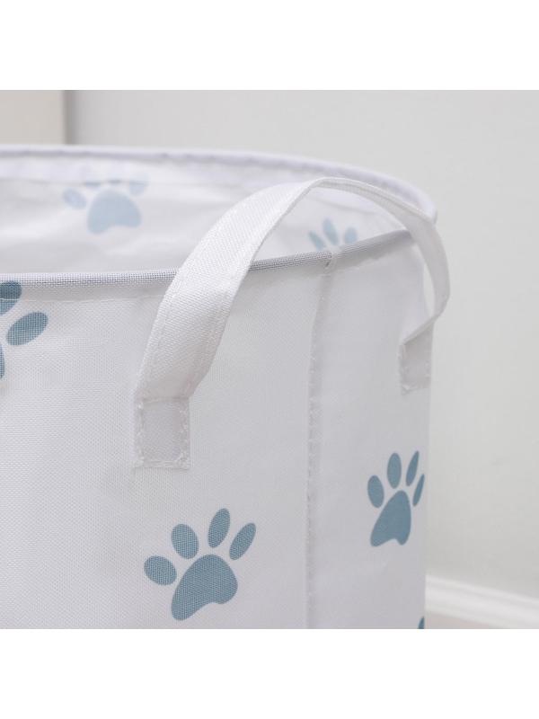 Корзина бельевая текстильная «Зоопарк», 35×45 см