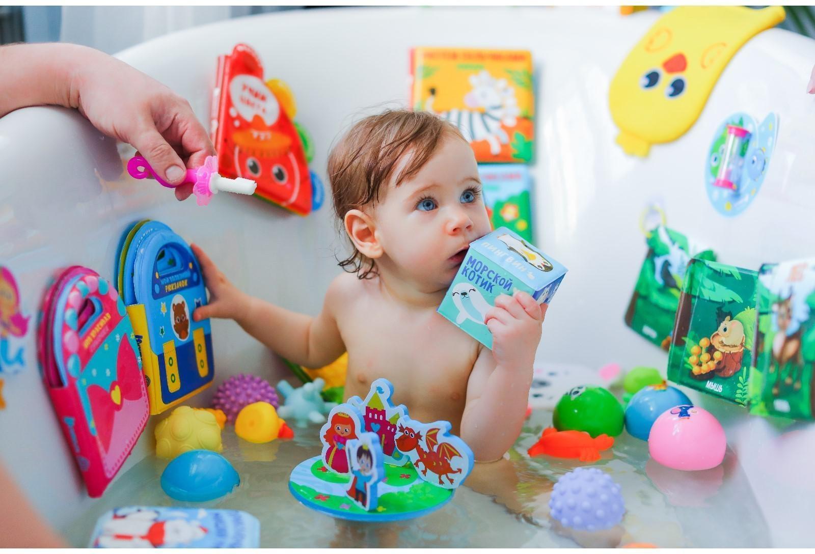 Книжка для игры в ванне «Сумочка», виды МИКС