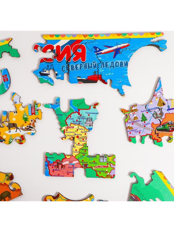 Пазл деревянный «Карта России»