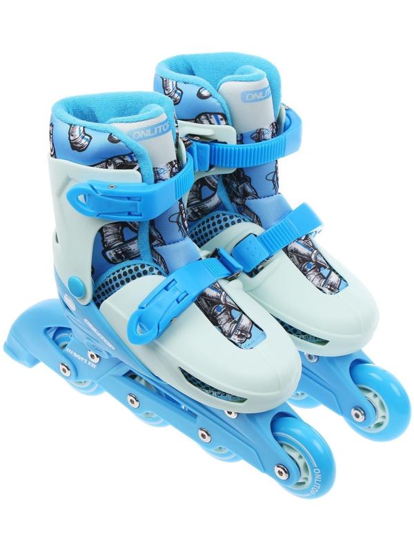 Роликовые коньки раздвижные, размер 30-33, колеса PVC 64 мм, пластиковая рама