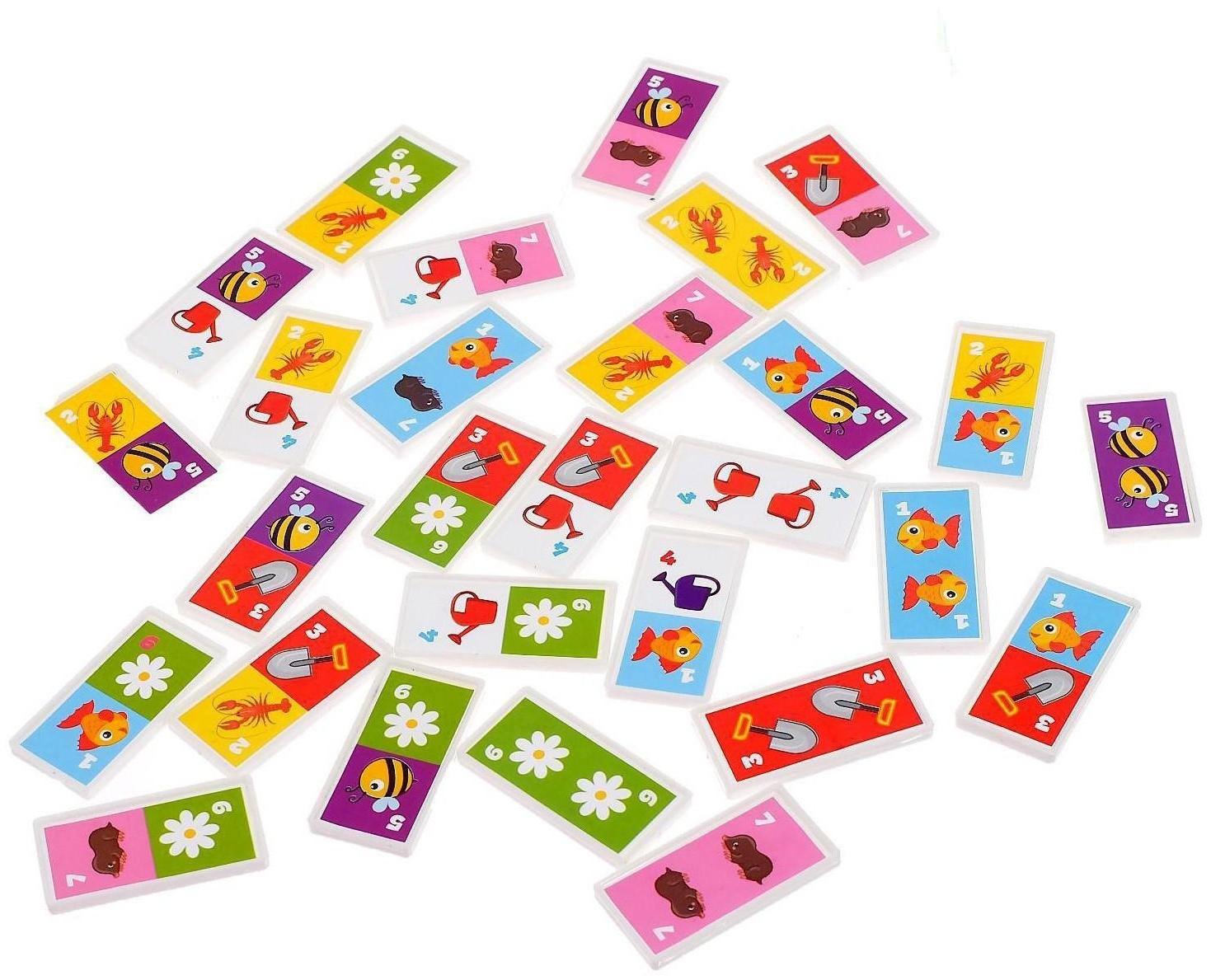 Домино «Логопедическое: звуки Р, Л», пластик