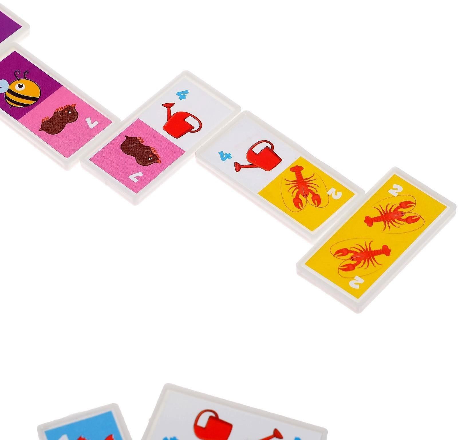 Домино «Логопедическое: звуки Р, Л», пластик