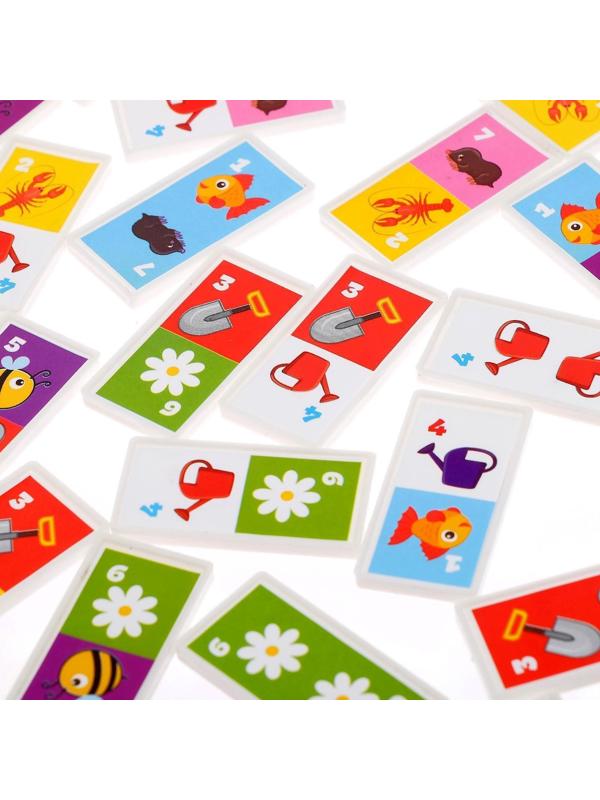 Домино «Логопедическое: звуки Р, Л», пластик