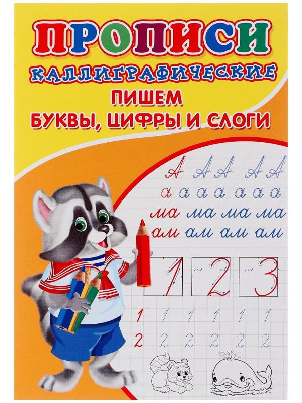 Учимся писать цифры и буквы: для детей 6-7 лет