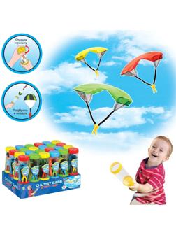 Фигурка солдатика «Парашютист», с запуском, МИКС