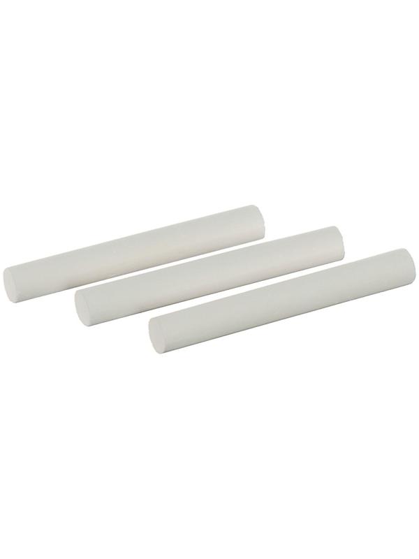 Мел школьный белый набор 4 штуки, круглый беспыльный, в картонной коробке