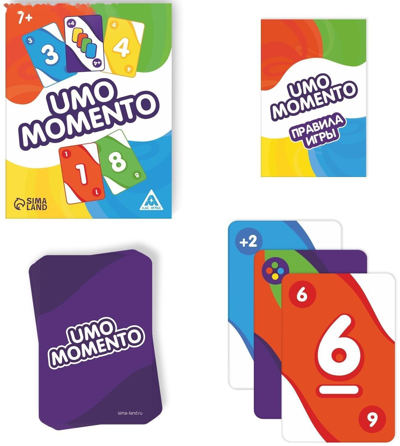 Игра «UMO MOMENTO», 108 карт, 7+