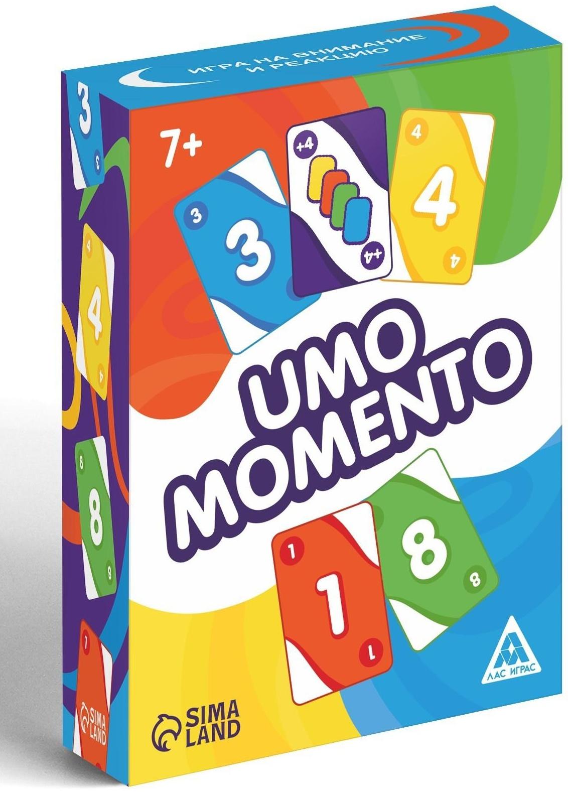 Игра «UMO MOMENTO», 108 карт, 7+