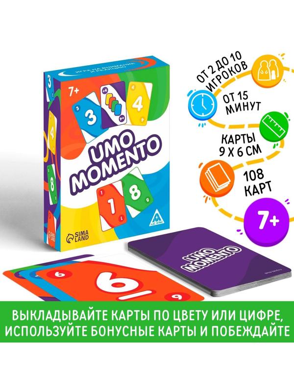 Игра «UMO MOMENTO», 108 карт, 7+