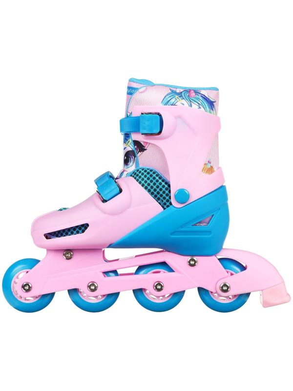 Набор Ролики раздвижные+защита, размер 30-33, колеса PVC 64 мм, пластиковая рама