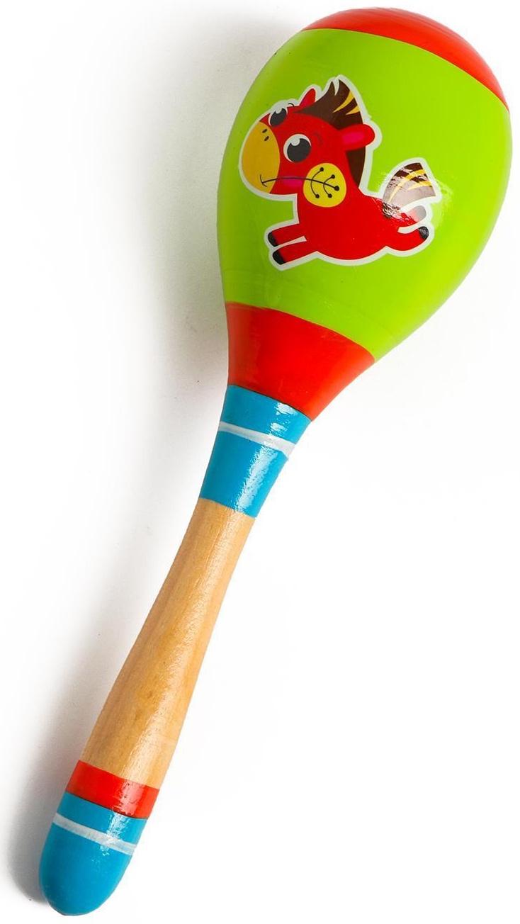 Музыкальная игрушка маракас «Лошадка», 20 см