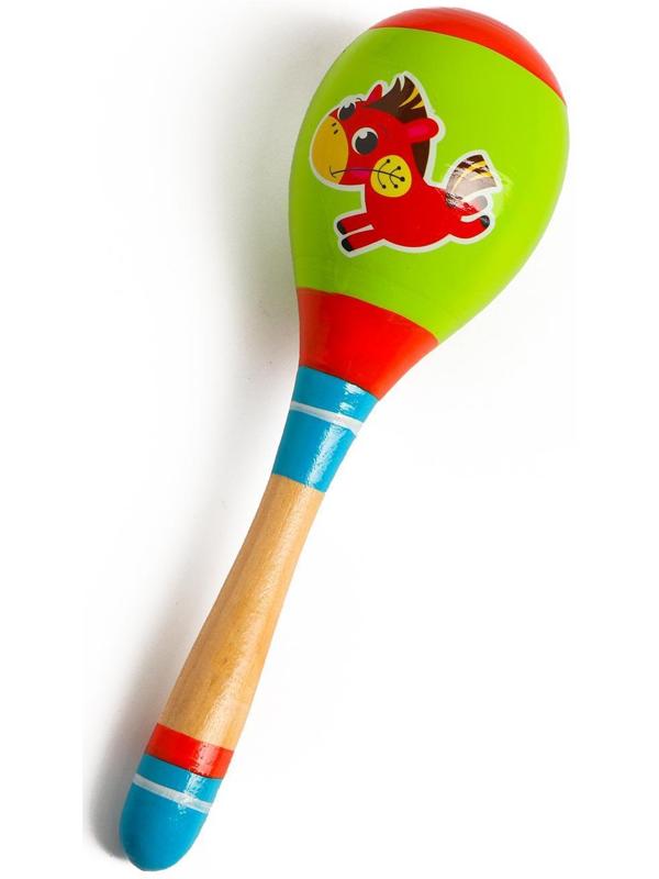 Музыкальная игрушка маракас «Лошадка», 20 см