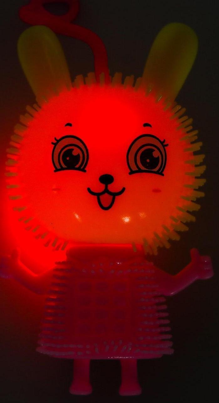 Ёжка «Зайка» световой, цвета МИКС