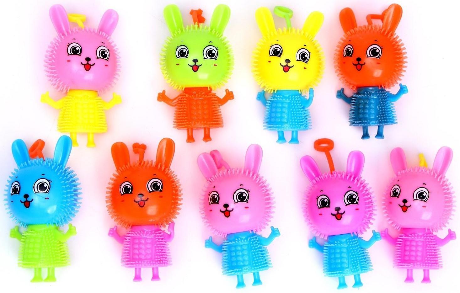 Ёжка «Зайка» световой, цвета МИКС