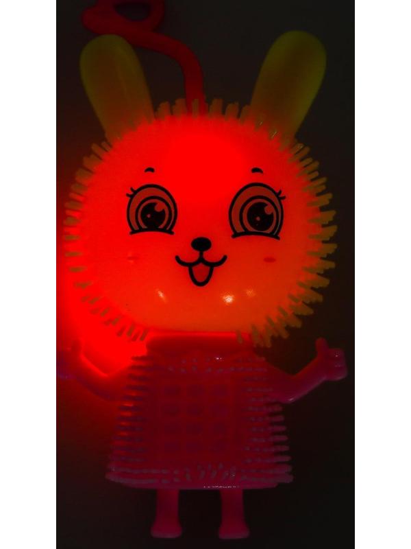 Ёжка «Зайка» световой, цвета МИКС