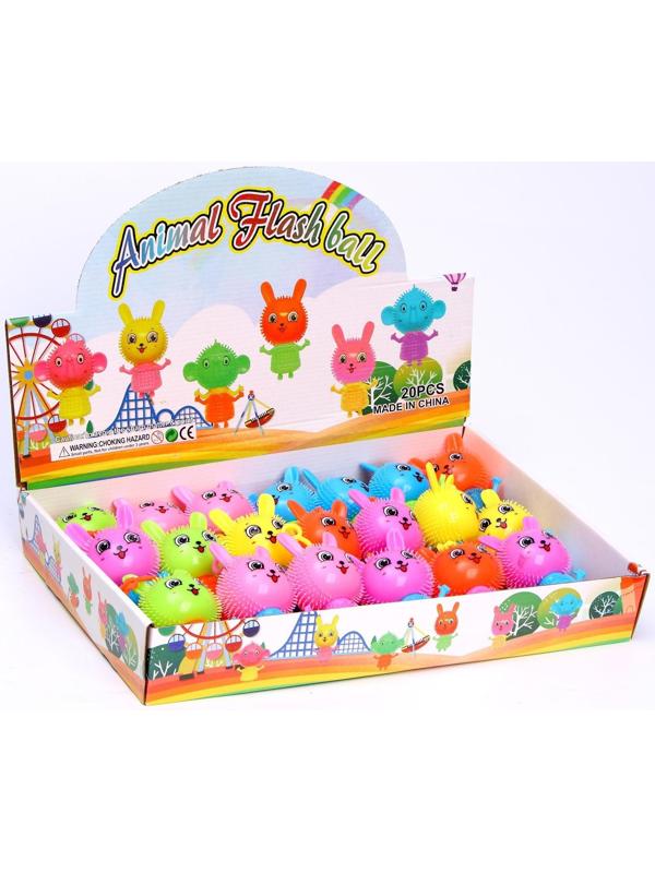 Ёжка «Зайка» световой, цвета МИКС