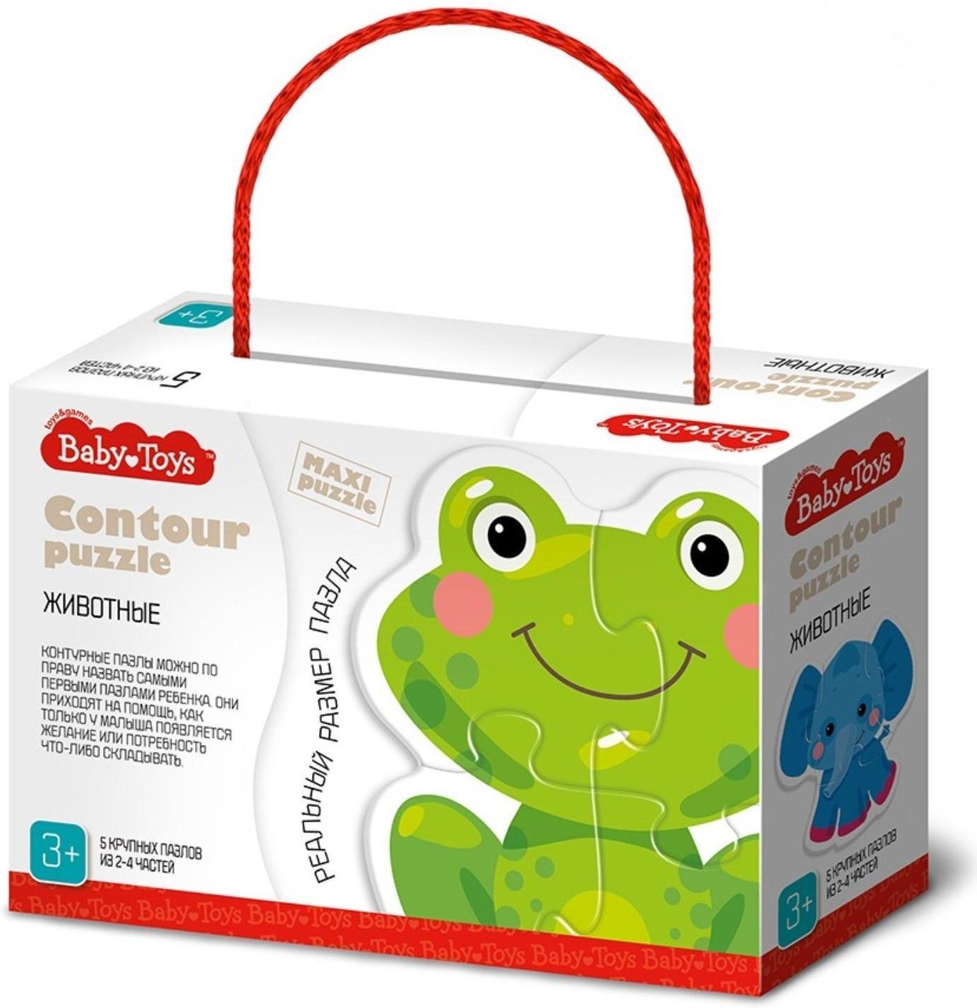 Пазлы контурные «Животные»