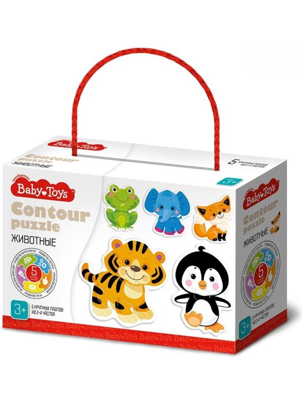Пазлы контурные «Животные»