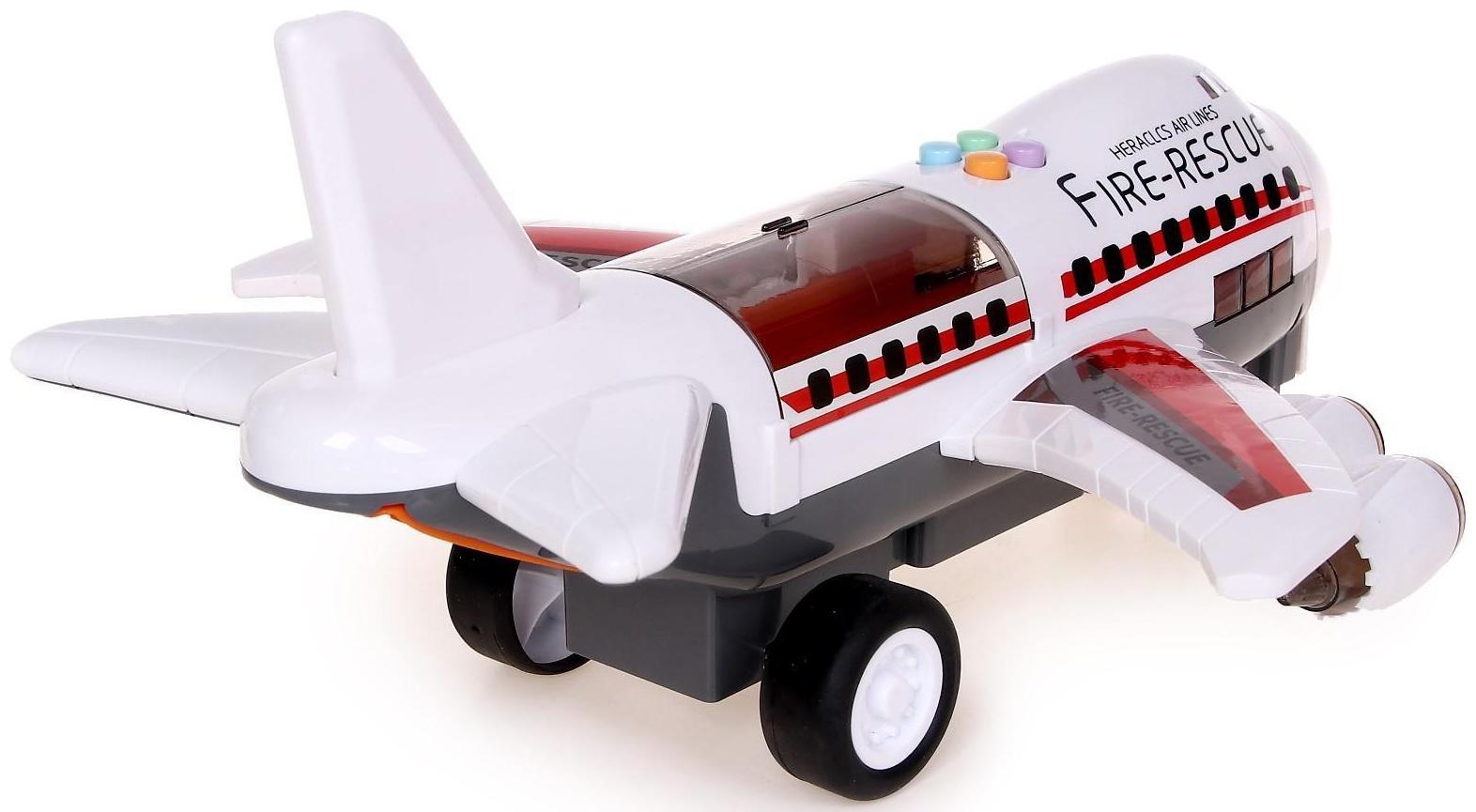 Парковка «Пожарный самолет», с машинками, световые и звуковые эффекты