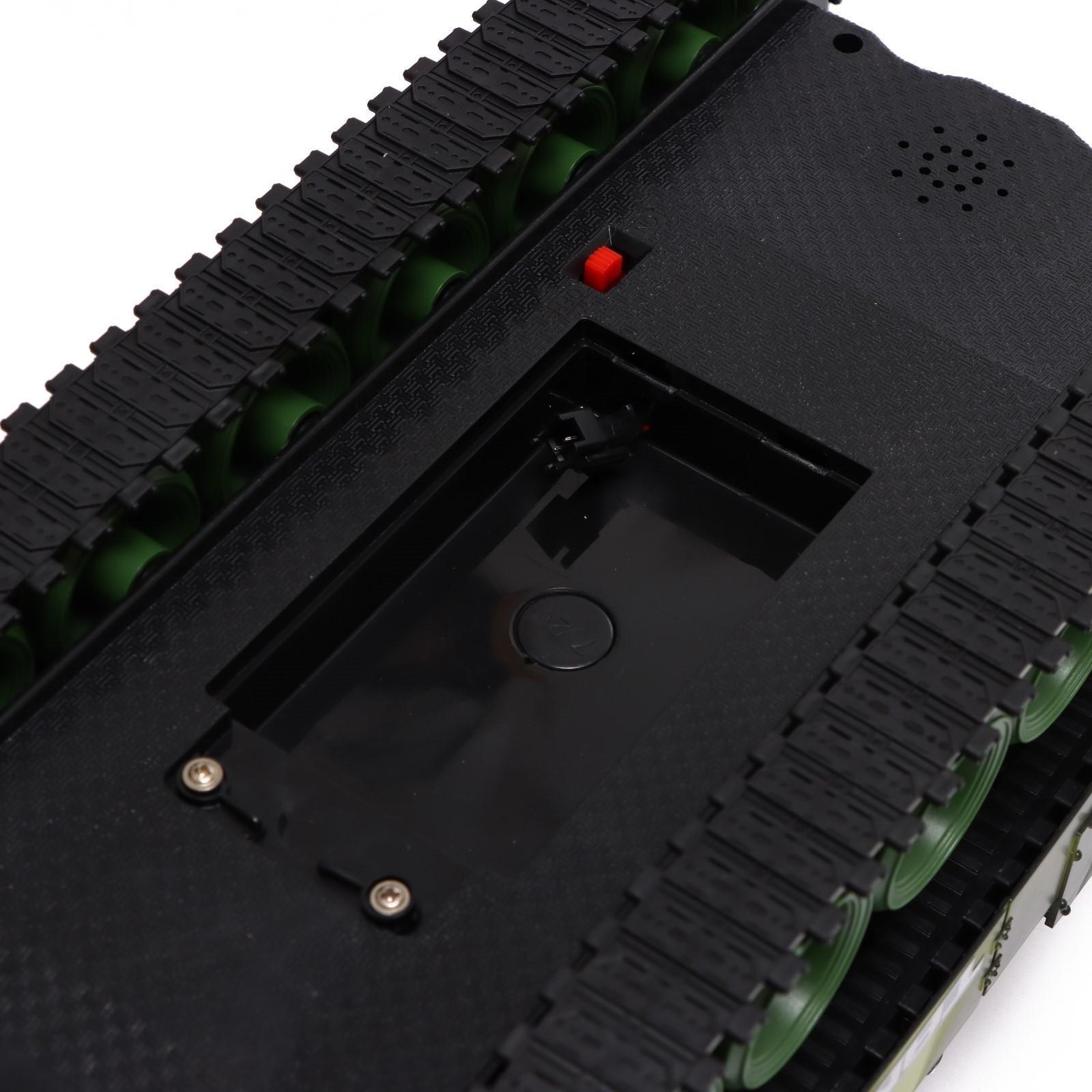 Танк радиоуправляемый «Защитник», с аккумулятором, световые и звуковые эффекты, цвет зелёный