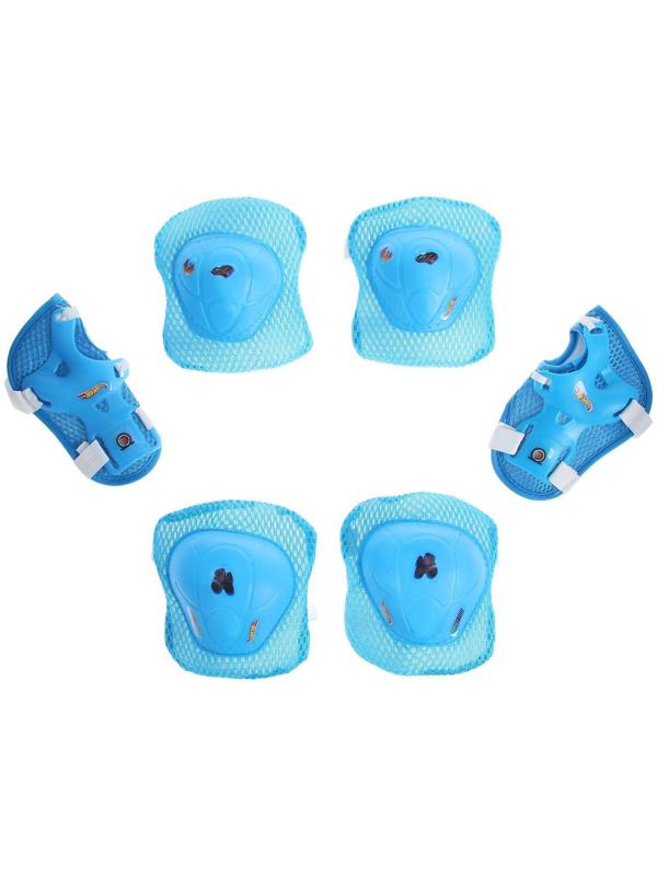 Роликовые коньки Hot Wheels, PU колёса со светом, в комплекте с защитой и шлемом, размер S (30-33)