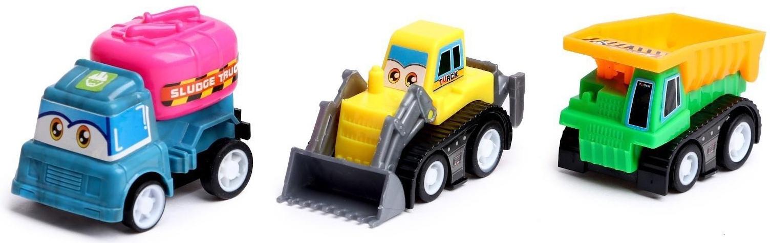 Набор инерционных машин «Стройка» в сумке, 6 штук, МИКС