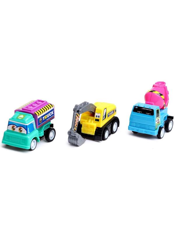 Набор инерционных машин «Стройка» в сумке, 6 штук, МИКС