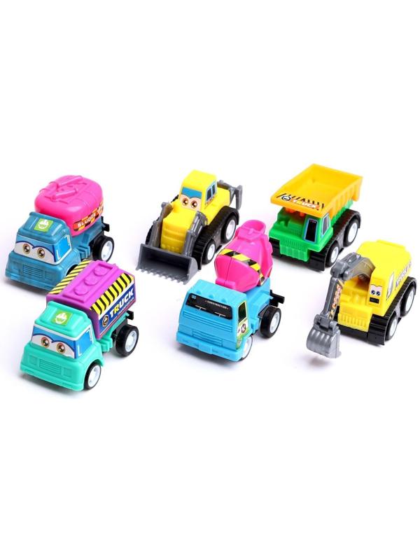 Набор инерционных машин «Стройка» в сумке, 6 штук, МИКС