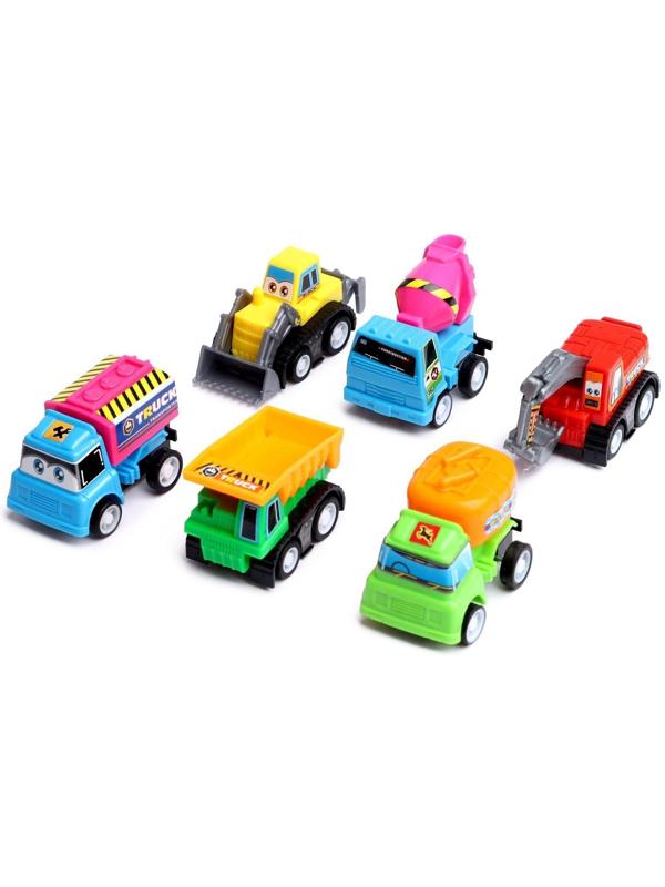 Набор инерционных машин «Стройка» в сумке, 6 штук, МИКС