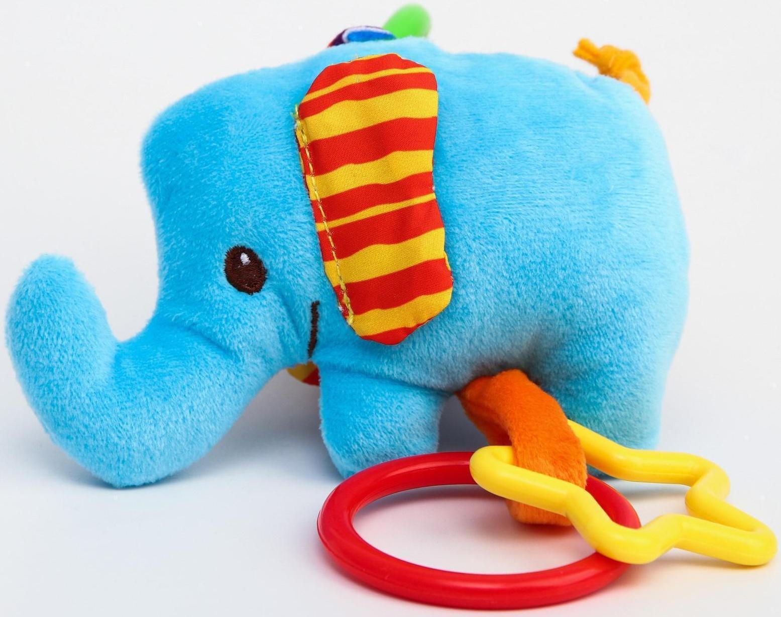 Подвеска мягкая «Яркие друзья», с развивающими элементами, 25 см, виды МИКС